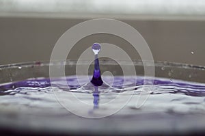 Water splash isolated on background