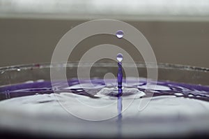 Water splash isolated on background