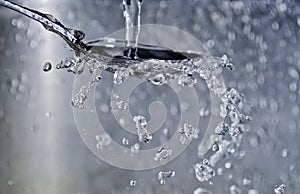 Water Splash on Spoon