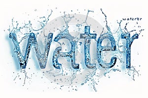 Water Splash Text