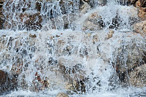 Water splashes