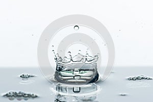 Water splashes background