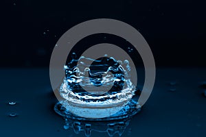 Water splashes background