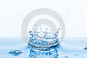 Water splashes background