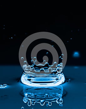 Water splashes background