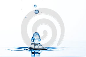 Water splashes background