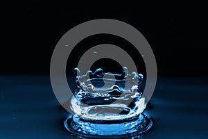 Water splashes background