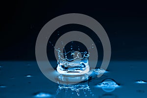 Water splashes background