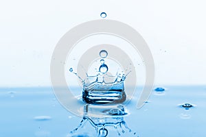 Water splashes background