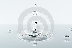 Water splashes background