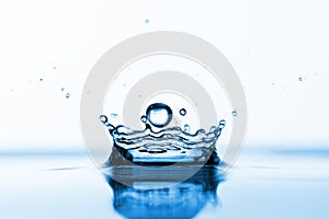 Water splashes background