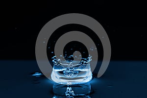 Water splashes background