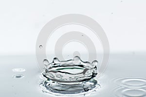 Water splashes background