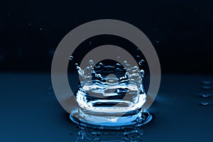 Water splashes background