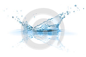 Water splashes photo