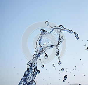 Water splashing
