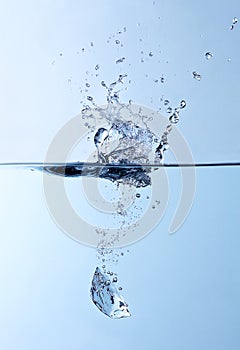 Water splashing photo