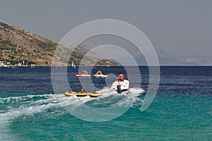 Water sport, tubing