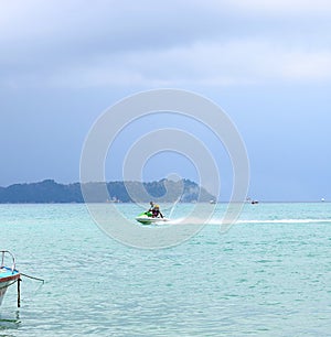 Water Sports Activity - Jet Skiing - Rampur, Neil Island, Andaman Nicobar Islands, India