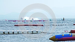 Water sports. Aquatics motorsport competitions in Thailand, in the city of Pattaya, December 7, 2018.