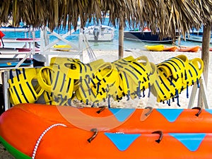 Water Sports Equipment Rental Hut in Jamaica