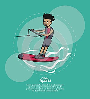 Water sports infographic