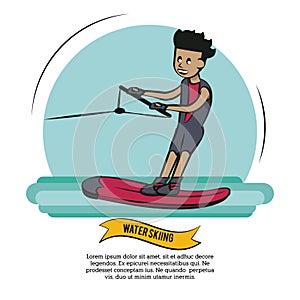 Water sports infographic