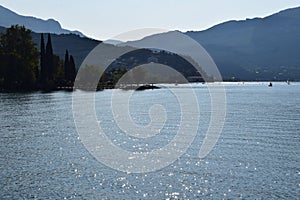 Water sports on Lake Garda, Italy