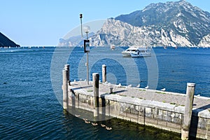 Water sports on Lake Garda, Italy