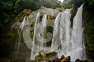 Water Spray at the Nauyaca Waterfall, Costa Rica