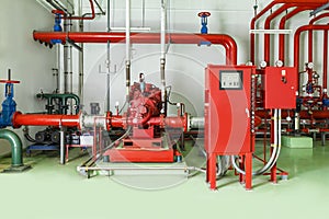 Water sprinkler and fire alarm fighting system