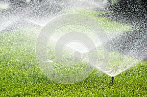 Water sprinkler irrigation