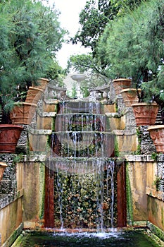 Water Stairway in Vizcaya