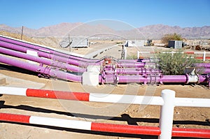 Water station in Arava desert