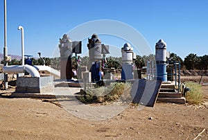 Water station in Arava desert