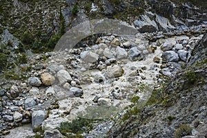 Water stream coming from Nanga Parbat photo