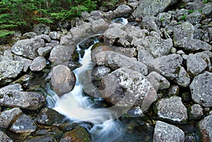 Water Stream in Mountains