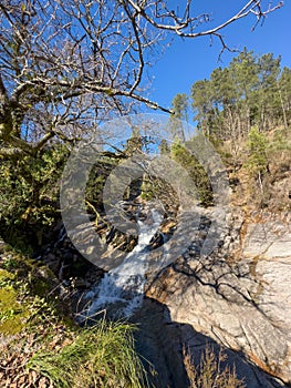 Water stream near Fecha de Barjas waterfall photo