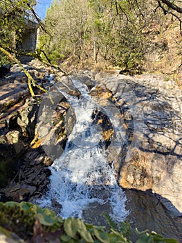 Water stream near Fecha de Barjas waterfall photo