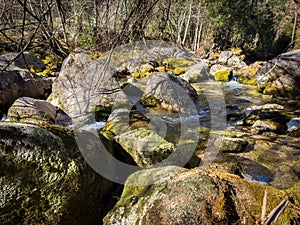 Water stream near Fecha de Barjas waterfall photo