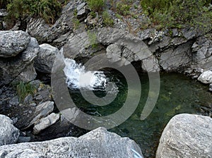 Water stream neear Merlo, Argentina photo