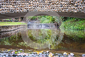 water stream at Pong Nam Ron Tha Pai hot spring