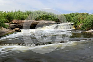 Water stream on river