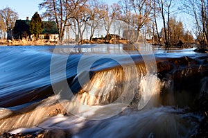 Water, stream, waterfall