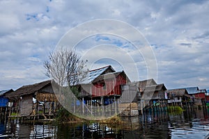 Water Streets Inle Lake Myanmar