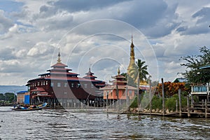 Water Streets Inle Lake Myanmar