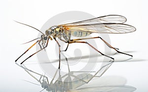 Water Strider insect isolated on a transparent background.