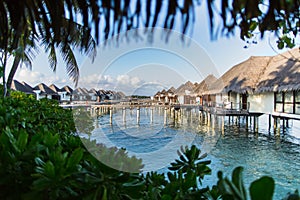 Water suite view at Four Seasons Resort Maldives at Kuda Huraa