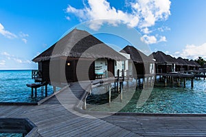 Water suite view at Four Seasons Resort Maldives at Kuda Huraa