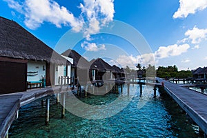 Water suite view at Four Seasons Resort Maldives at Kuda Huraa